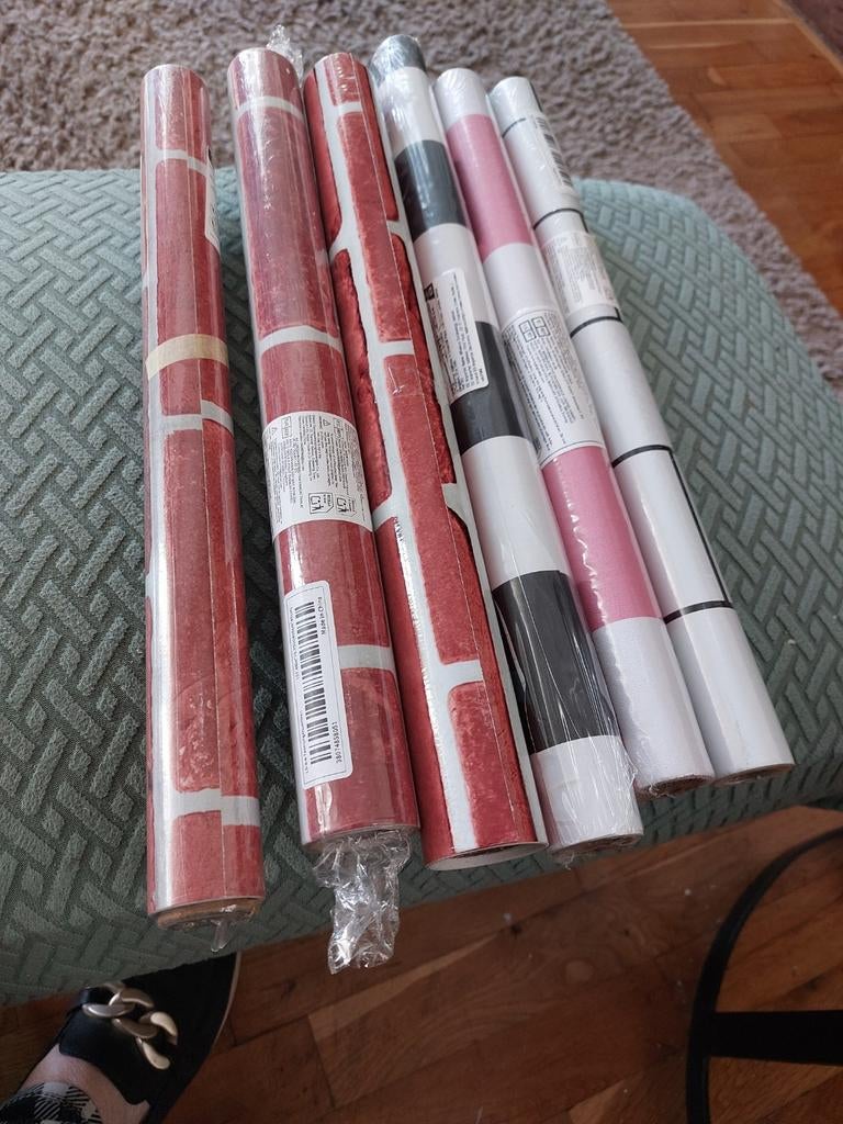 6 rollen plakplastic, Ophalen of Verzenden, Nieuw