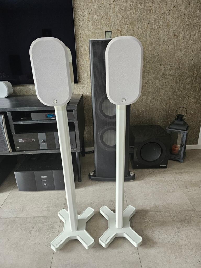 Monitor audio Apex A10 incl. Stands, Audio, Tv en Foto, Luidsprekers, Zo goed als nieuw, 60 tot 120 watt, Front, Rear of Stereo speakers