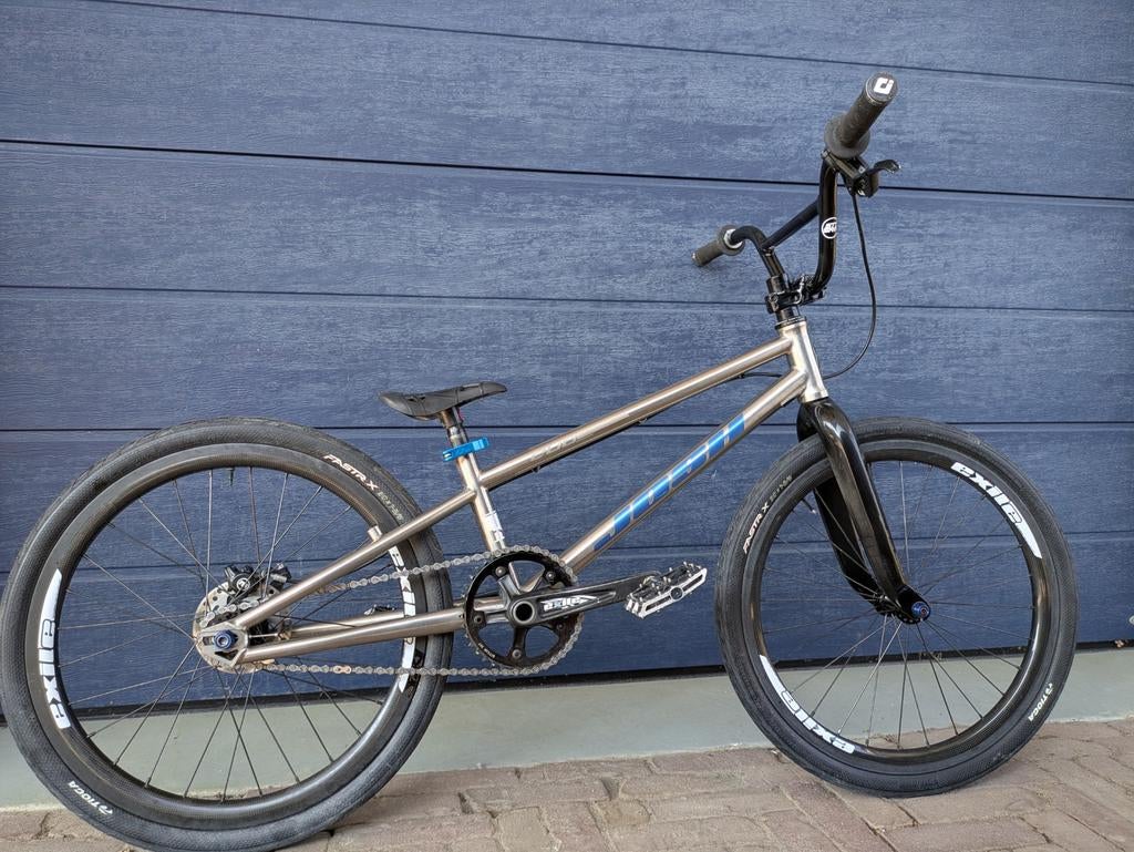 Bmx maat Expert Josh BMX titanium tekoop, Ophalen of Verzenden, Zo goed als nieuw, Schijfrem, 16 tot 20 inch