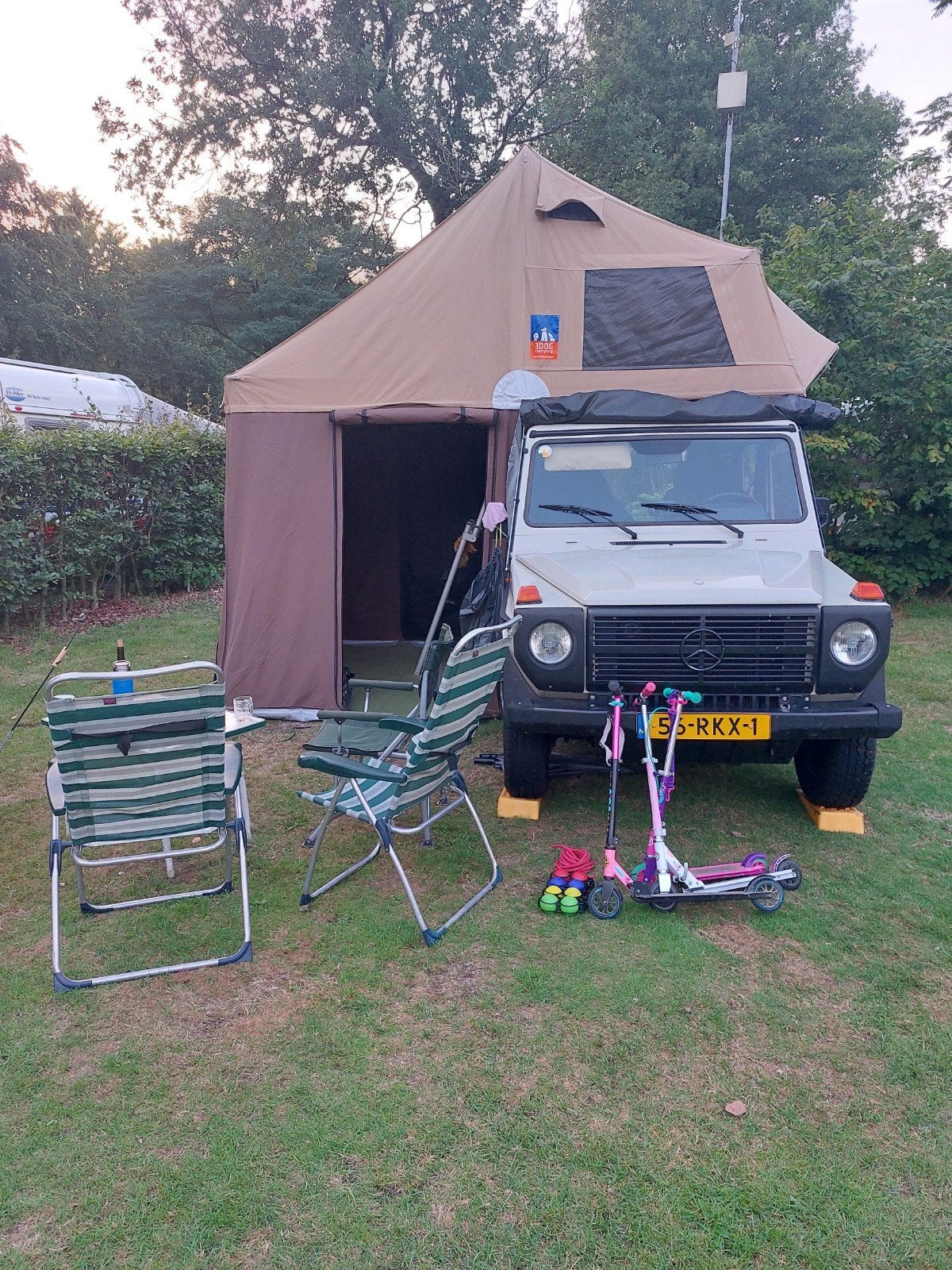 3Dog Topdog daktent, Caravans en Kamperen, Ophalen, Gebruikt, Tot en met 2