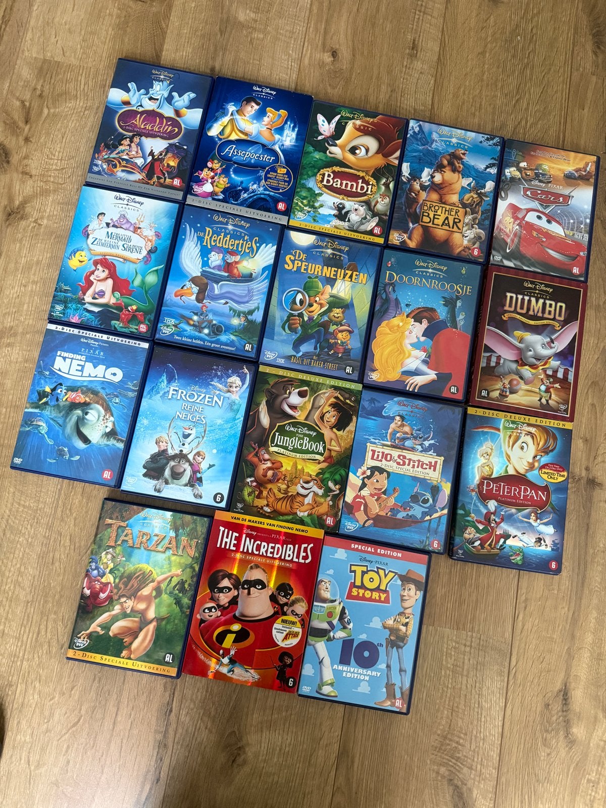 Grote collectie originele Disney DVD's - Zo goed als nieuw, Avontuur, Alle leeftijden, Ophalen of Verzenden, Zo goed als nieuw