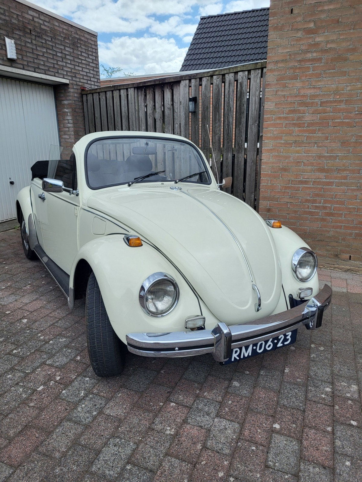 Volkswagen Kever 1300 1971 Wit, Auto's, Cabriolet, 4 stoelen, Wit, 39 pk