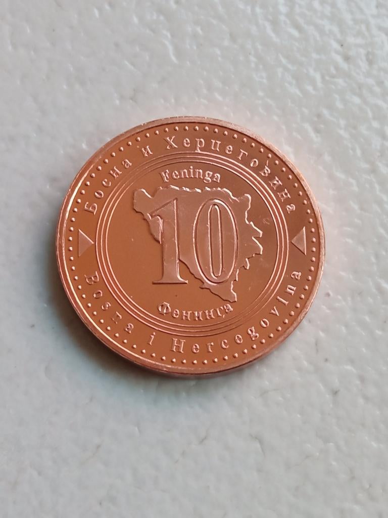Bosnie en Herzegovina 10 feninga 2000., Ophalen of Verzenden, Overige landen, Losse munt
