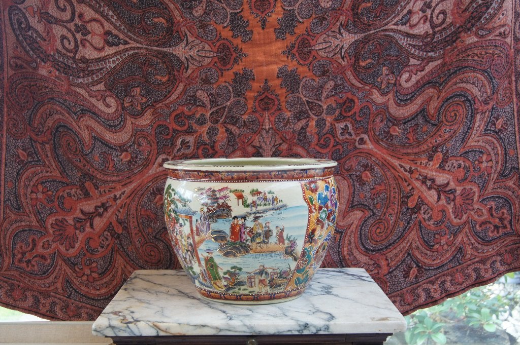Bloempot   ( Chinees, Ophalen of Verzenden