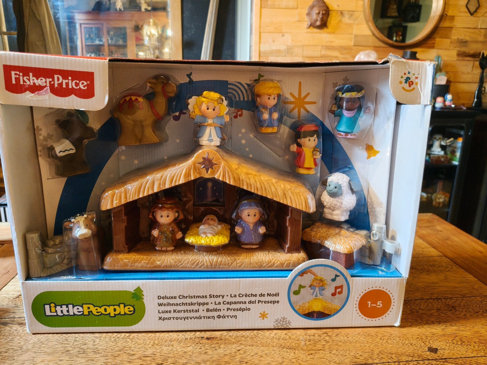 Fisher-Price Little People Deluxe Kerststal Speelset, Ophalen of Verzenden, Nieuw, Speelset