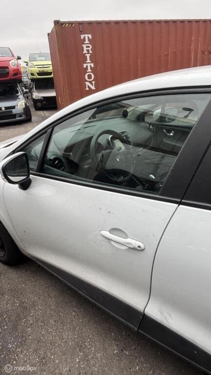 Voordeur links linksvoor wit Renault Clio IV ('12-'19), Auto-onderdelen, Ophalen, Gebruikt, Voor, Renault