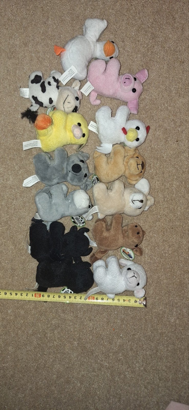 13 knuffels, Ophalen, Zo goed als nieuw, Overige typen