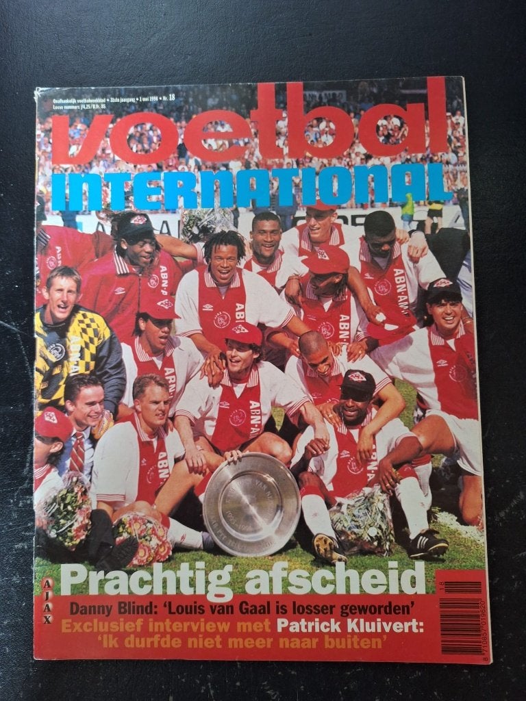 Magazine - Ajax landskampioen 1996, Ophalen of Verzenden, Zo goed als nieuw, Ajax, Boek of Tijdschrift