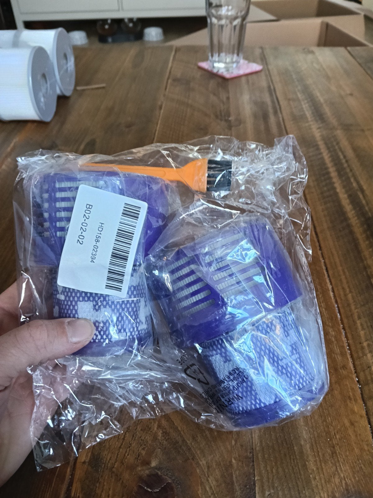 Dyson V10/V11 filters (2 stuks) met reinigingsborstel, Ophalen, Inclusief accessoires, Overige typen, Nieuw