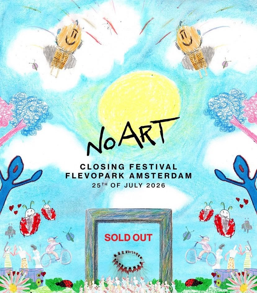 No Art closing festival te koop, Ophalen of Verzenden, Zo goed als nieuw
