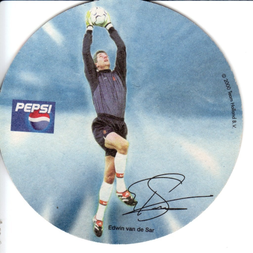 Pepsi - Edwin van der Sar - viltje, Verzamelen, Ophalen of Verzenden, Zo goed als nieuw