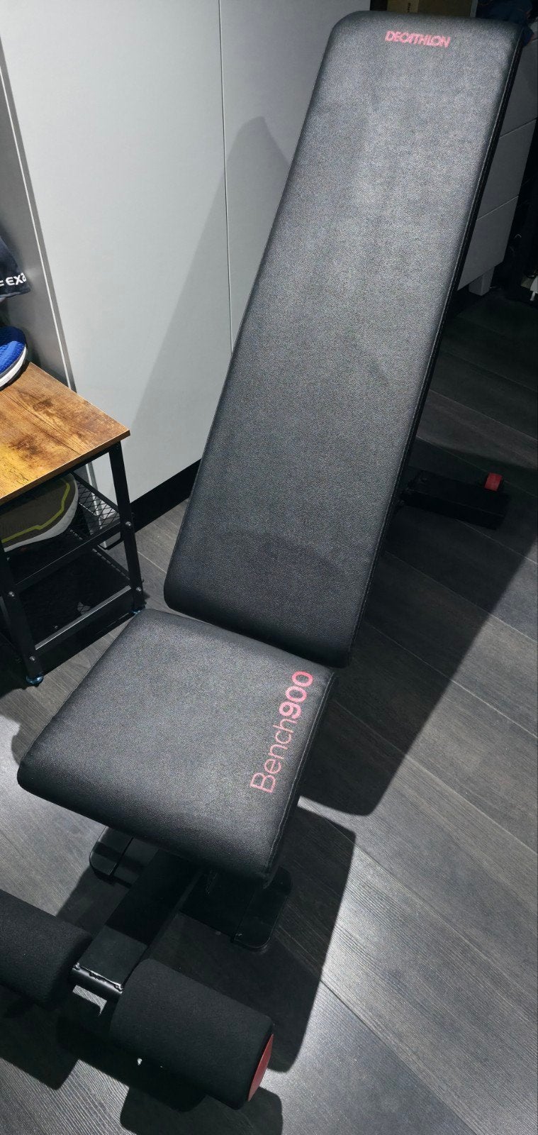 Decathlon Bench 900 Fitnessbank - Verstelbaar, Ophalen, Zo goed als nieuw, Benen, Fitnessbank