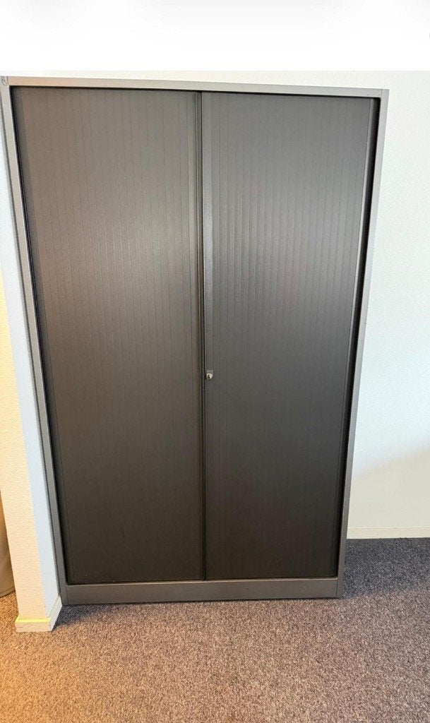 Kantoor kast  staal met rol hoog 200 cm breed 120 cm, Gebruikt, 100 tot 150 cm, 200 cm of meer, Ophalen of Verzenden