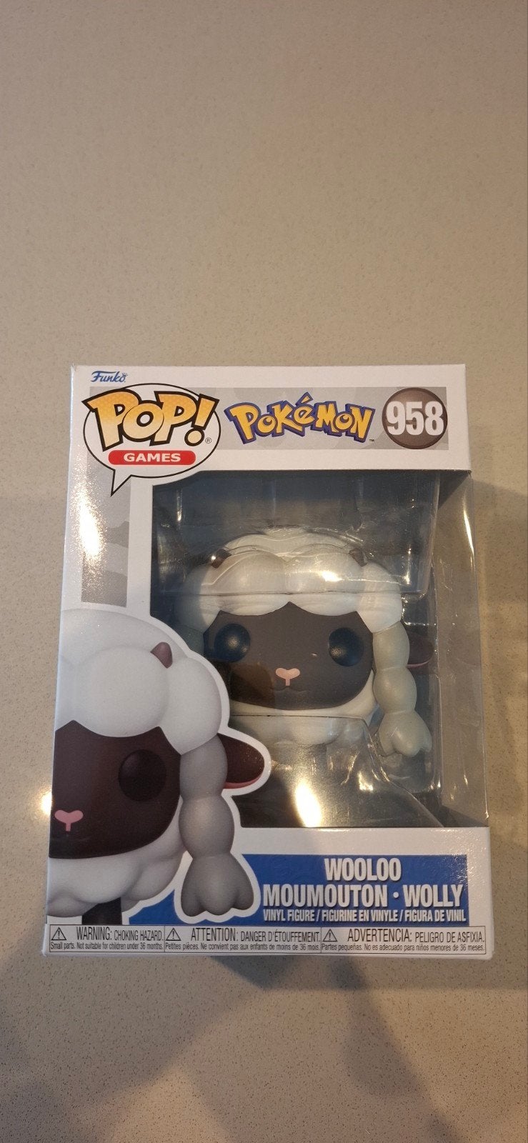 Funko Pop! Pokémon Wooloo #958, Ophalen of Verzenden, Zo goed als nieuw