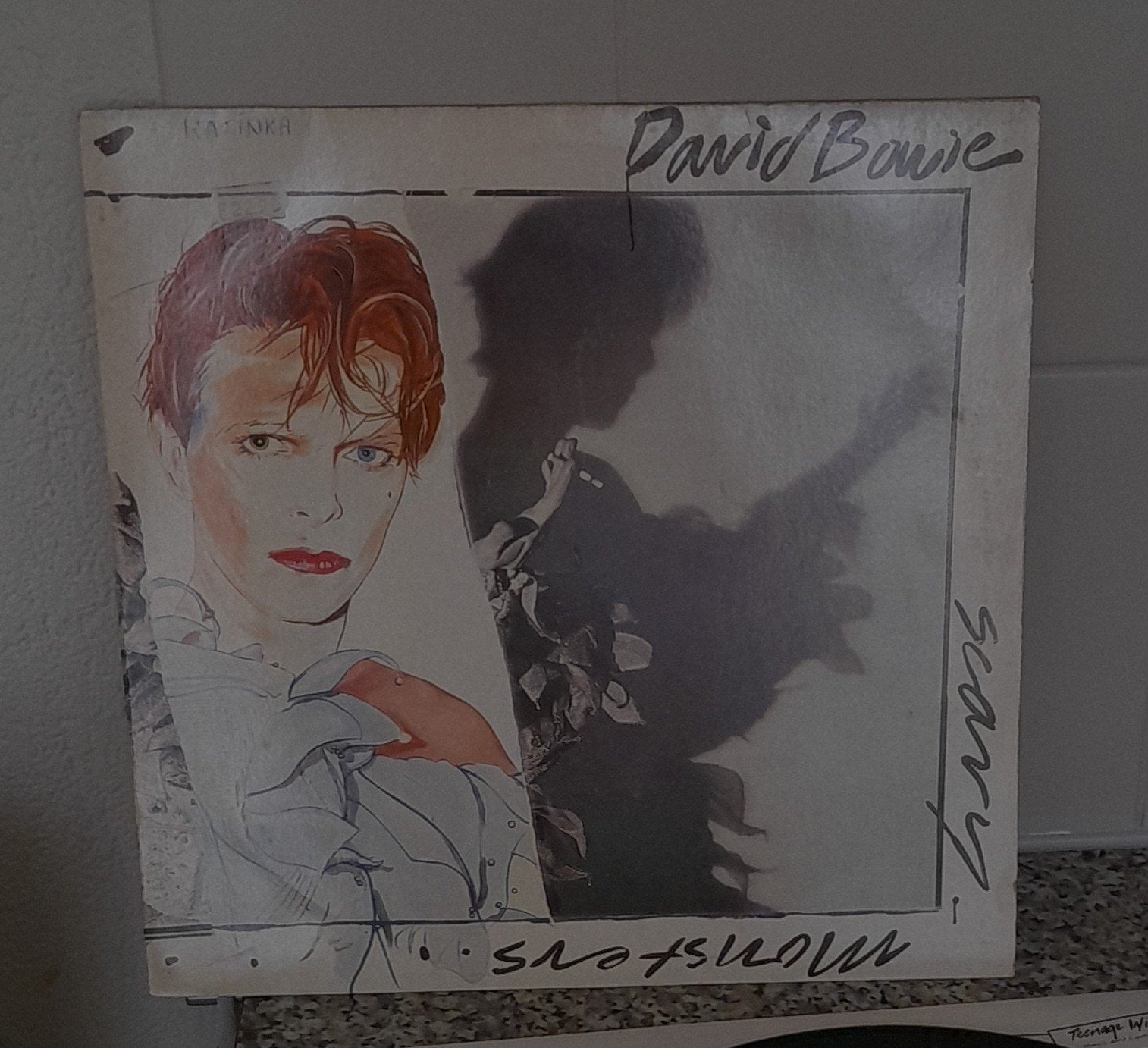 David Bowie lp vinyl Scary Monsters (1981 ), Ophalen of Verzenden, Zo goed als nieuw, LP