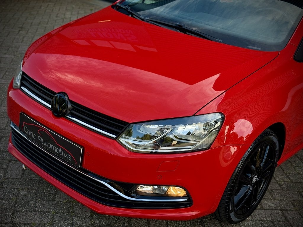 Volkswagen Polo 1.2 TSI Highline PANO|STOELVERW|PDC|CLIMA|CR, Auto's, Keurmerk '100% Onderhouden', Stof, Gebruikt, 4 cilinders