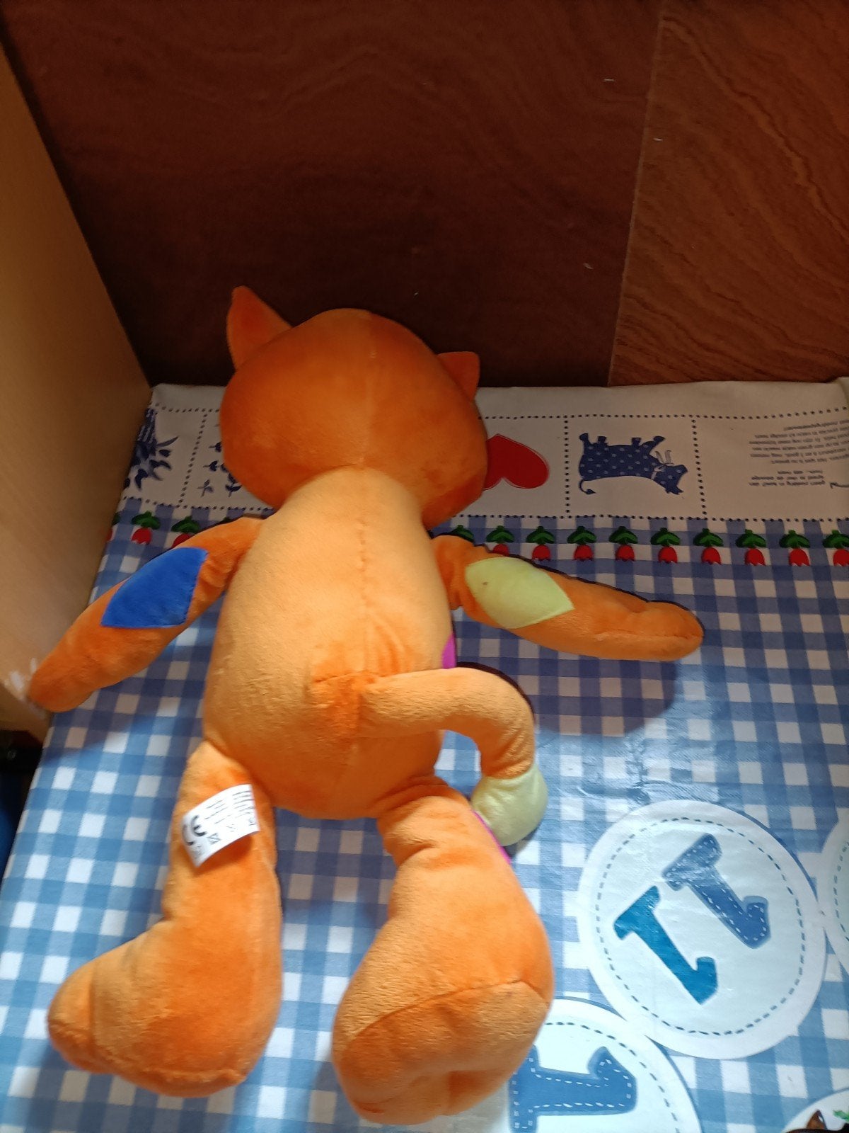Ballorig speelparadijs knuffel oranje kat 39 cm, Ophalen of Verzenden, Zo goed als nieuw