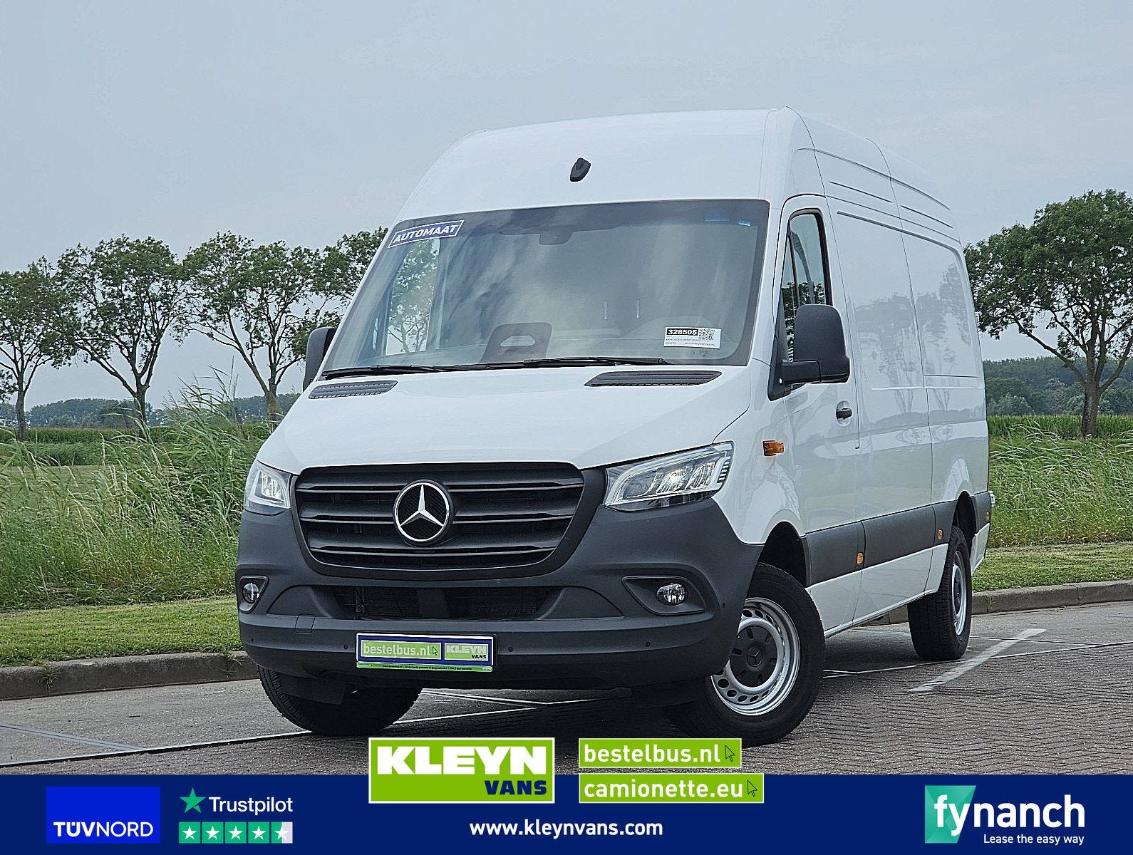 MERCEDES-BENZ SPRINTER 317 l2h2 led rwd mbux10, Automaat, Gebruikt, Euro 6, Wit