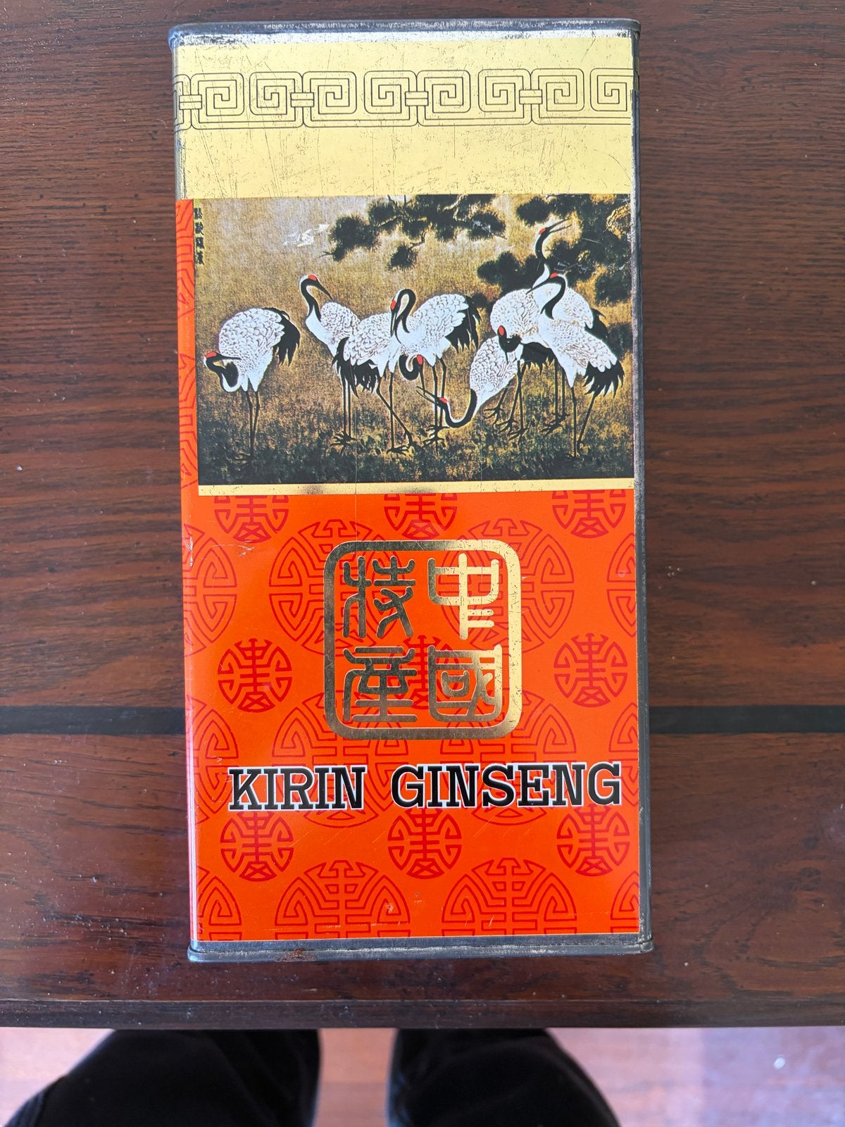 Vintage Kirin Ginseng Blik - Originele Chinese Verpakking, Ophalen of Verzenden, Gebruikt