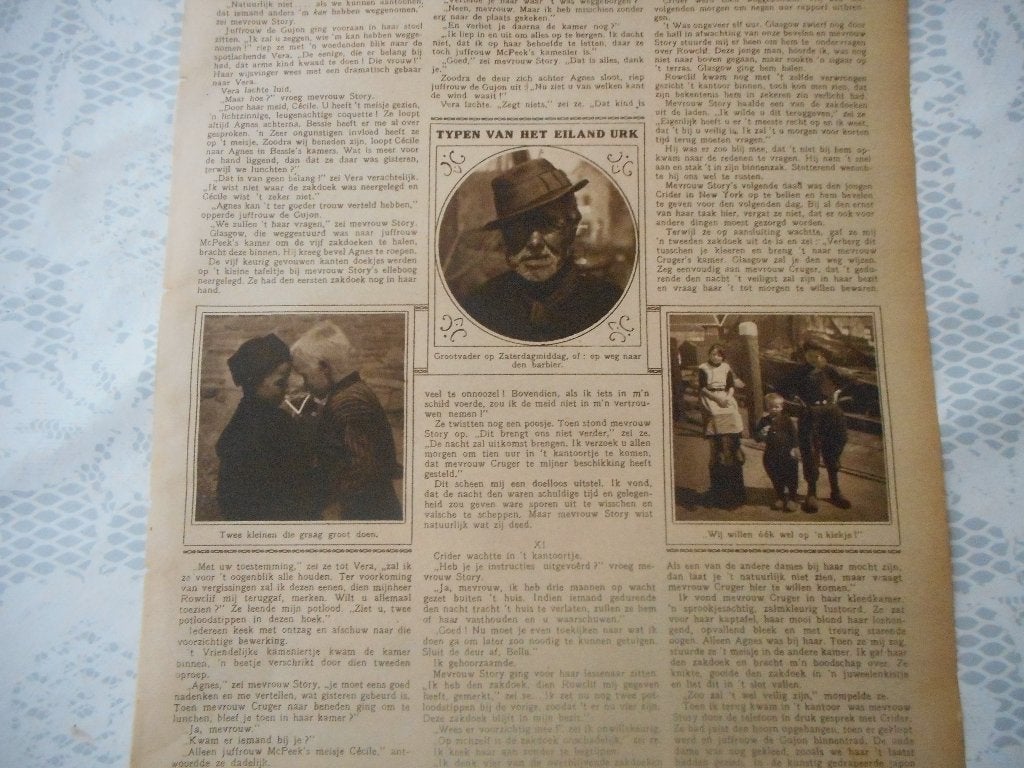 Urk. 1924., Ophalen of Verzenden, 1920 tot 1940, Nederland, Knipsel(s)