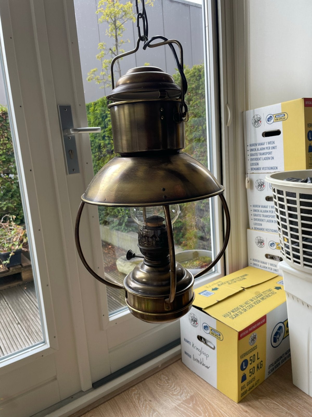 Vintage Koperen Hanglamp - Klassieke Stijl, Antiek en Kunst, Ophalen