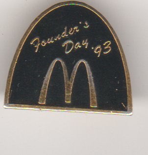 Mc. Donalds founders day '93 vintage pin, Verzenden, Zo goed als nieuw