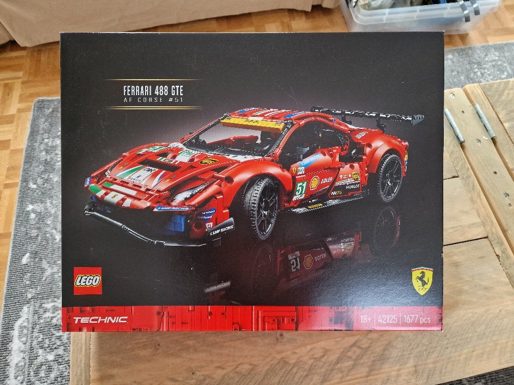 LEGO Ferrari 488 GTE (42125) nieuw in doos [#7], Kinderen en Baby's, Nieuw, Ophalen of Verzenden, Technic, Complete set