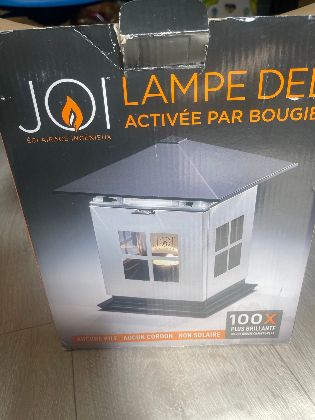 JOI Kaars geactiveerde LED lamp - Theelicht lantaarn, Huis en Inrichting, Ophalen, Lantaarn, Overige merken, Nieuw