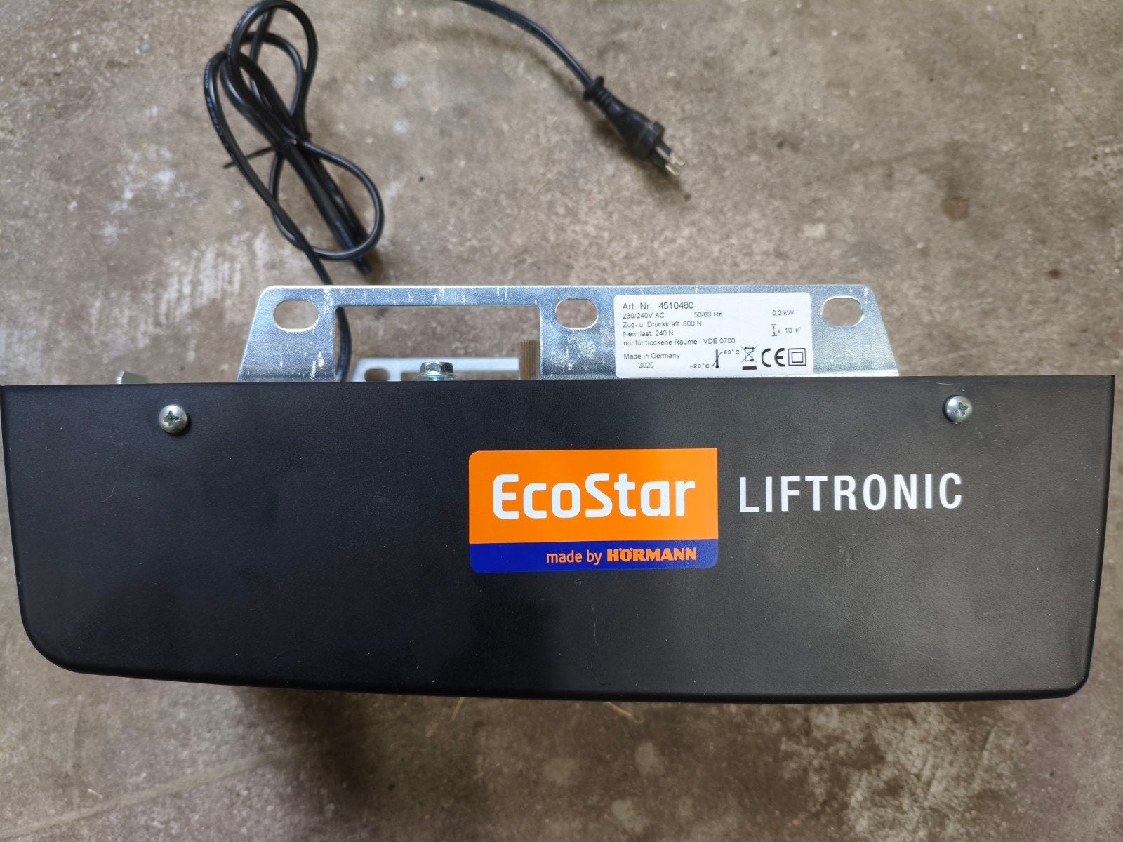 Hörmann EcoStar Liftronic Garagedeuropener met rail, Ophalen, Zo goed als nieuw