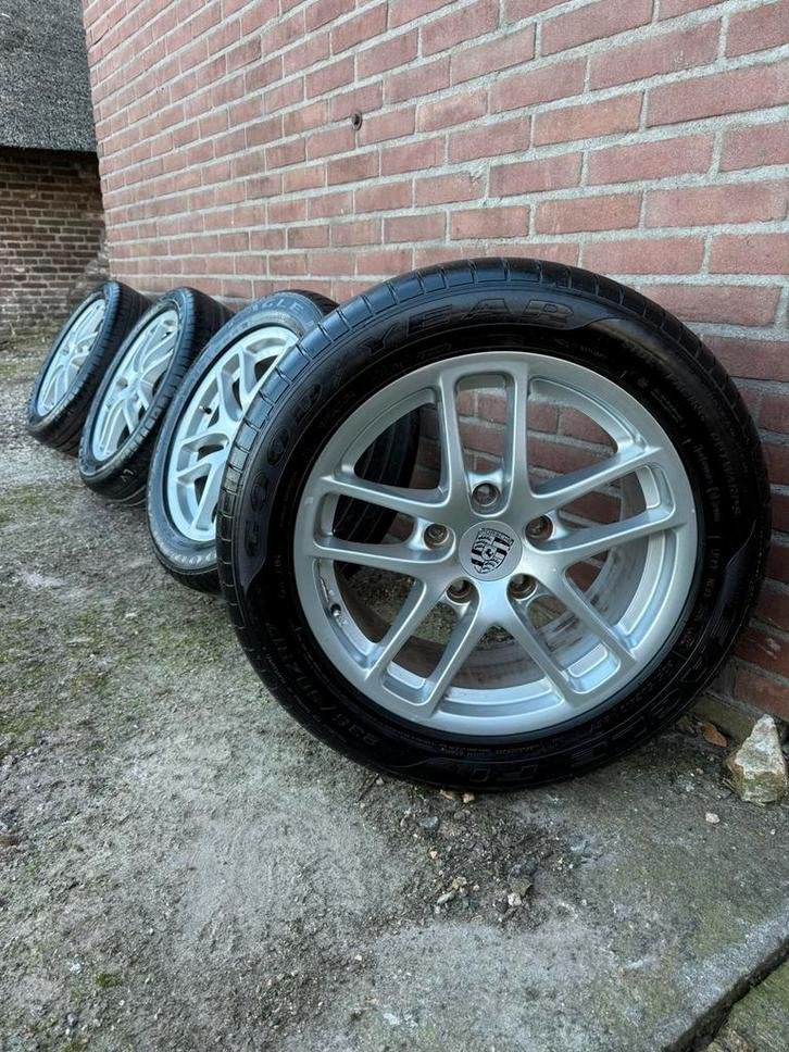 Originele Porsche boxster cayman S velgen 5x130 17? breedset, Auto-onderdelen, Banden en Velgen, Niet ingevuld, Gebruikt, Verzenden