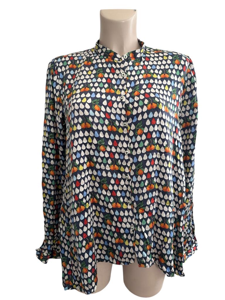 Robert Friedman blouse XL, Blauw, Maat 46/48 (XL) of groter, Ophalen of Verzenden, Zo goed als nieuw
