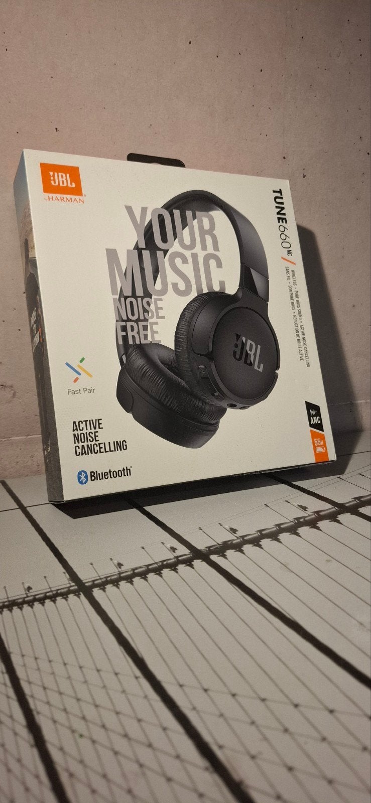 JBL Tune 660NC koptelefoon met Active Noise Cancelling, JBL, On-ear, Ophalen of Verzenden, Zo goed als nieuw