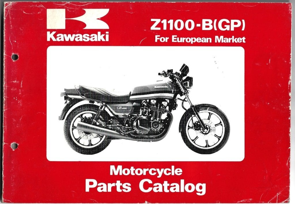 Kawasaki Z1100 parts list (778p) motor, Verzenden, Kawasaki