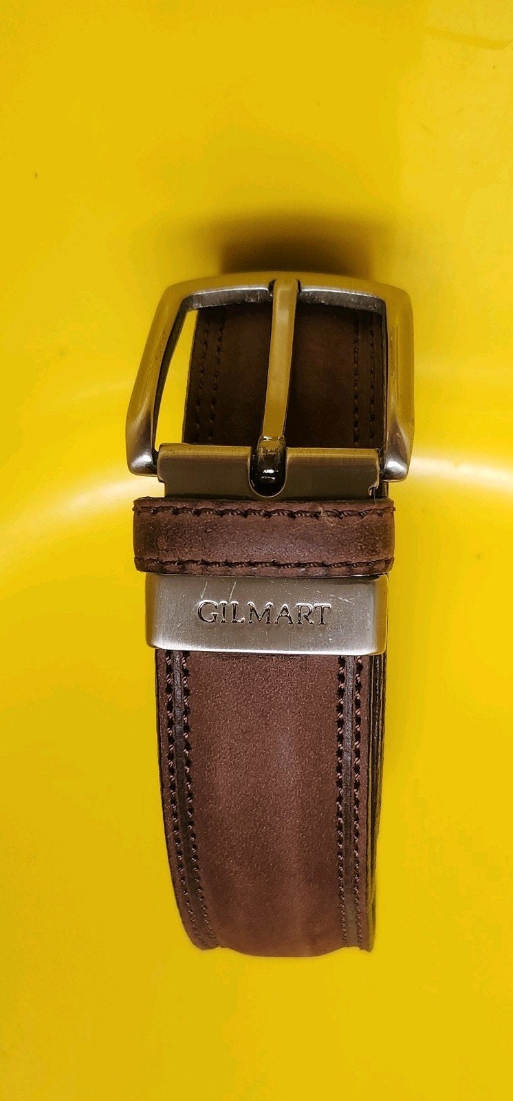Gilmart Riem 115 cm, Kleding | Heren, Riemen en Ceinturen, Ophalen of Verzenden, Zo goed als nieuw, Bruin, 115 cm of meer