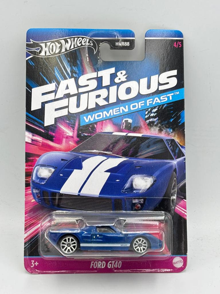 Hot Wheels Ford GT40 Fast And Furious, Ophalen of Verzenden, Nieuw, Auto
