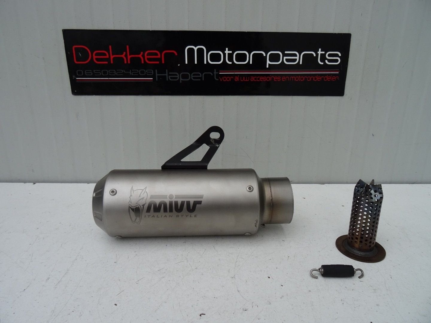 Mivv MK3 Shorty Sport Uitlaat Demper # Universeel 66MM #, Gebruikt, -, -, Ophalen of Verzenden