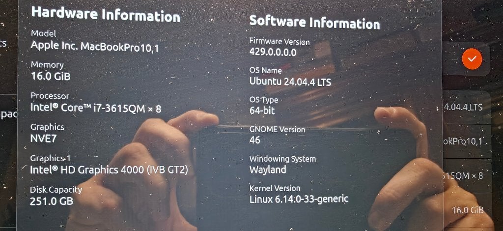 MacBook Pro - Intel i7 - 16GB - 240GB SSD - Linux, Computers en Software, MacBook Pro, Gebruikt, 256 GB, 2 tot 3 Ghz