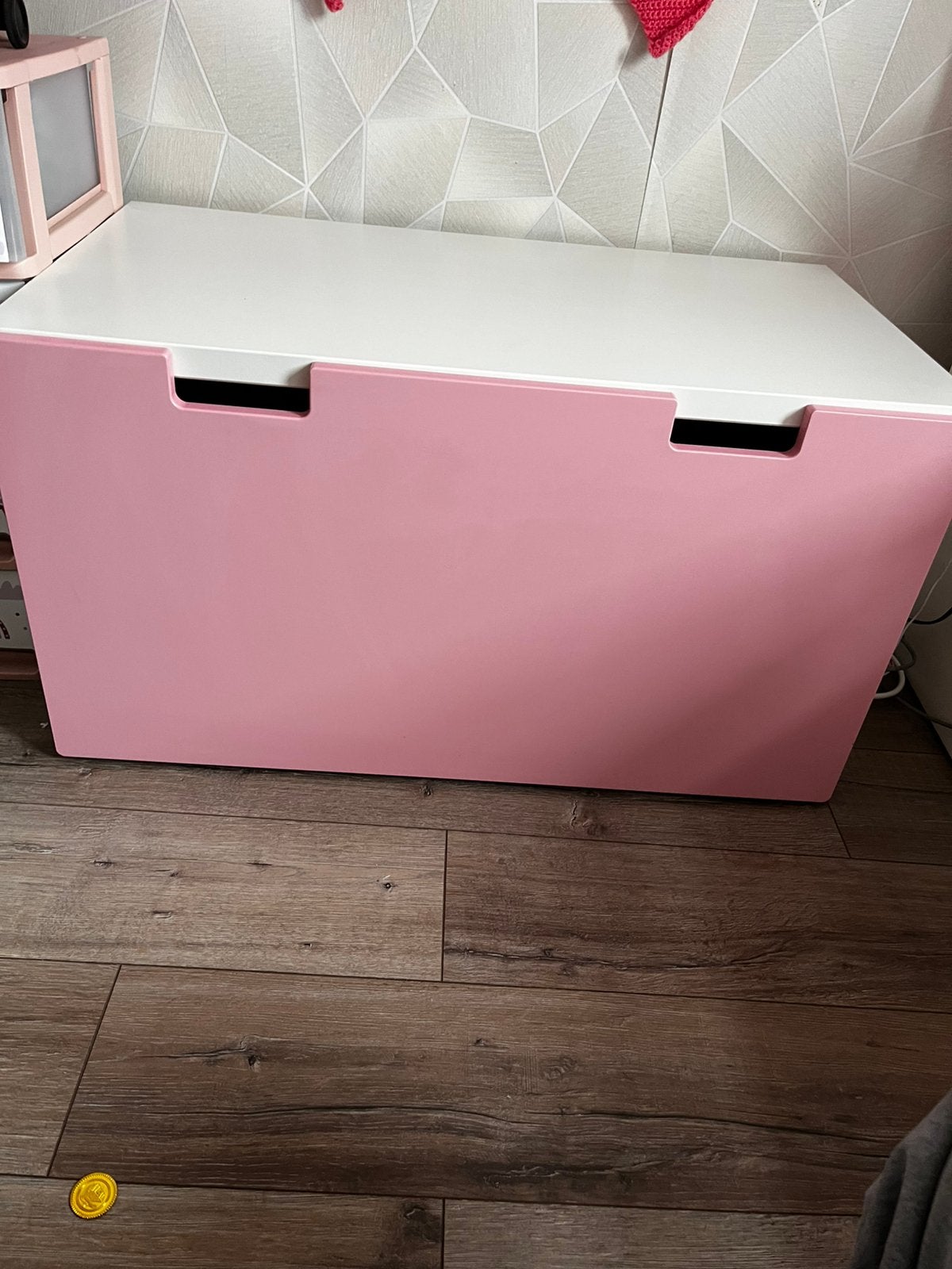Ikea speelgoedkist / bank met lade, Gebruikt, Kast, 75 tot 100 cm, Minder dan 50 cm