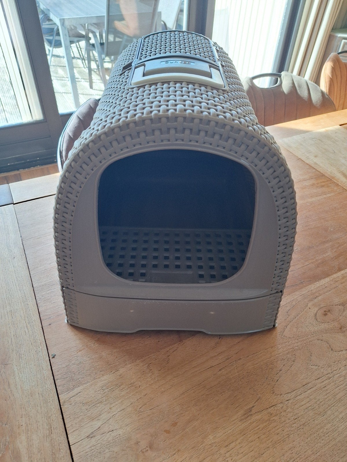 kattenbak, Ophalen, Gebruikt