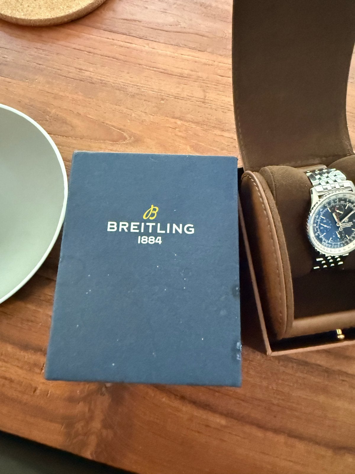 Breitling Navitimer Chronograaf A13324 Herenhorloge, Gebruikt, Staal, Breitling, Polshorloge