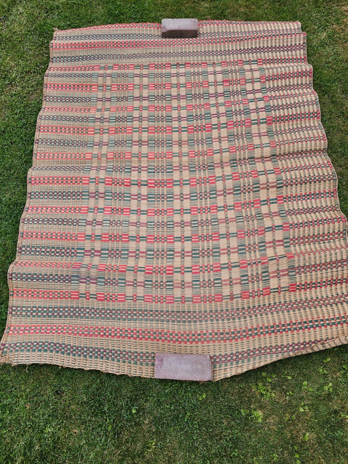 vintage campingmat 180 x 135, Caravans en Kamperen, Ophalen, Gebruikt