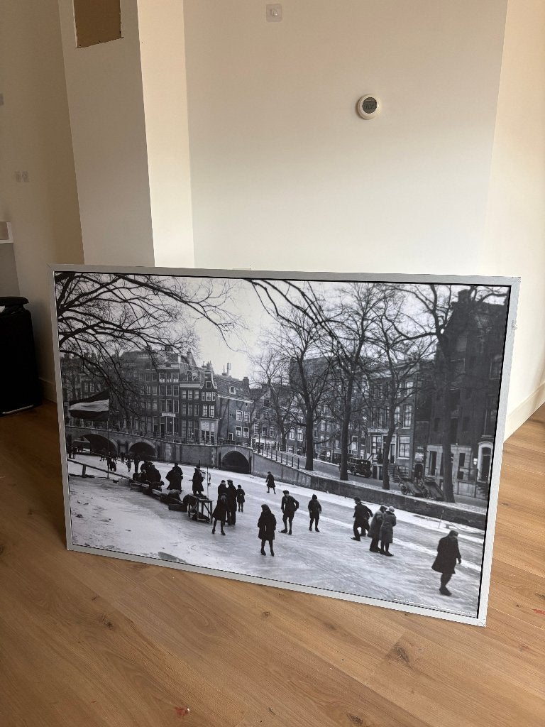 IKEA MYRARP Amsterdam schilderij 140x100cm, Ophalen, Gebruikt, 125 cm of meer, Schilderij