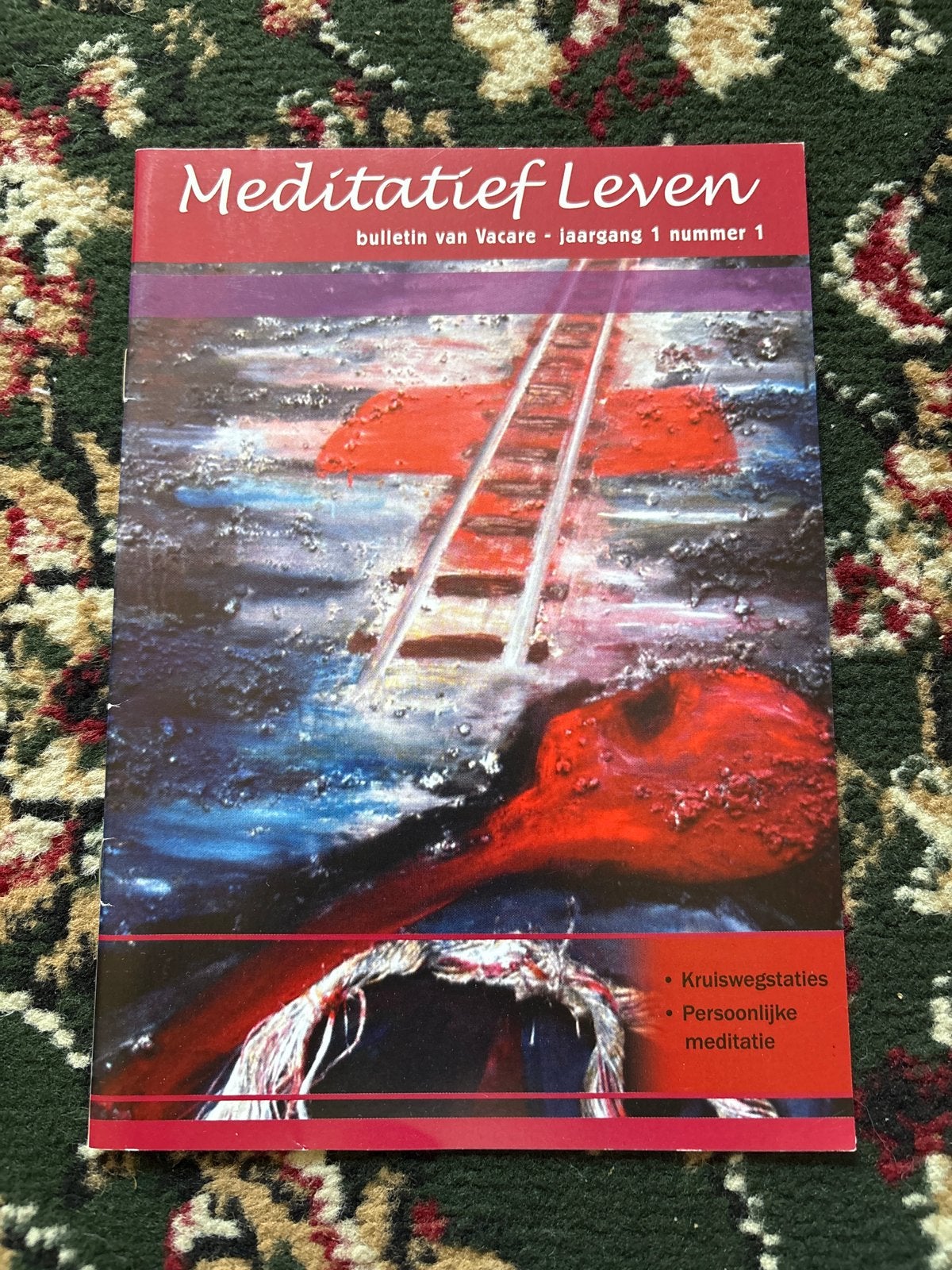 Meditatief Leven - Bulletin van Vacare - Jaargang 1 nr 1, Ophalen of Verzenden, Gelezen, Meditatie of Yoga, Overige typen