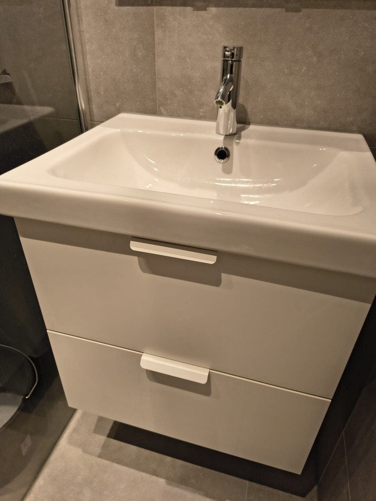 Ikea Godmorgon badmeubel wit, 60 cm breed, Ophalen, 50 tot 100 cm, Zo goed als nieuw, Minder dan 100 cm
