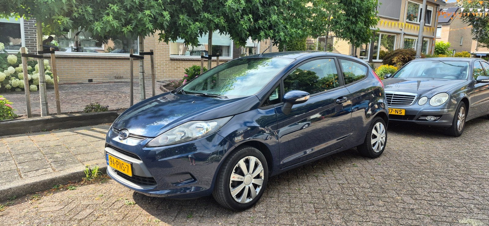 Ford Fiësta 1.25 44KW 3DR 2011 Blauw, Auto's, Ford, Voorwielaandrijving, Stof, 4 cilinders, Blauw