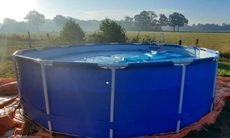 Intex zwembad, Ophalen, Gebruikt, 80 tot 120 cm, Rond