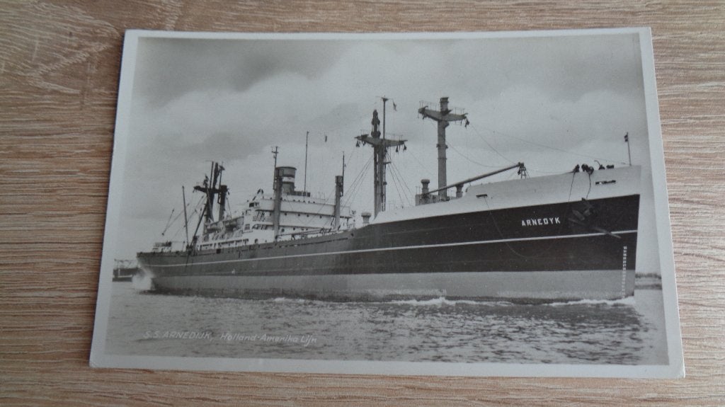 s.s. Arnedijk, Verzenden, Zo goed als nieuw, Kaart, Foto of Prent