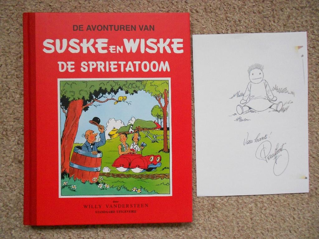 Suske en Wiske 3 Klassiek - De Sprietatoom + tek Paul Geerts, Boeken, Stripboeken, Willy Vandersteen, Eén stripboek, Nieuw, Ophalen of Verzenden