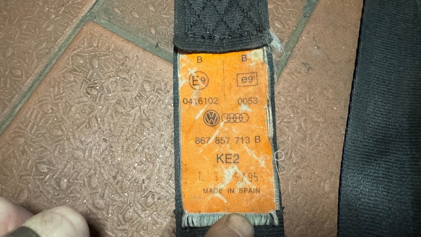 DIV auto gordels VW Audi Seat, Ophalen of Verzenden, Gebruikt, Volkswagen