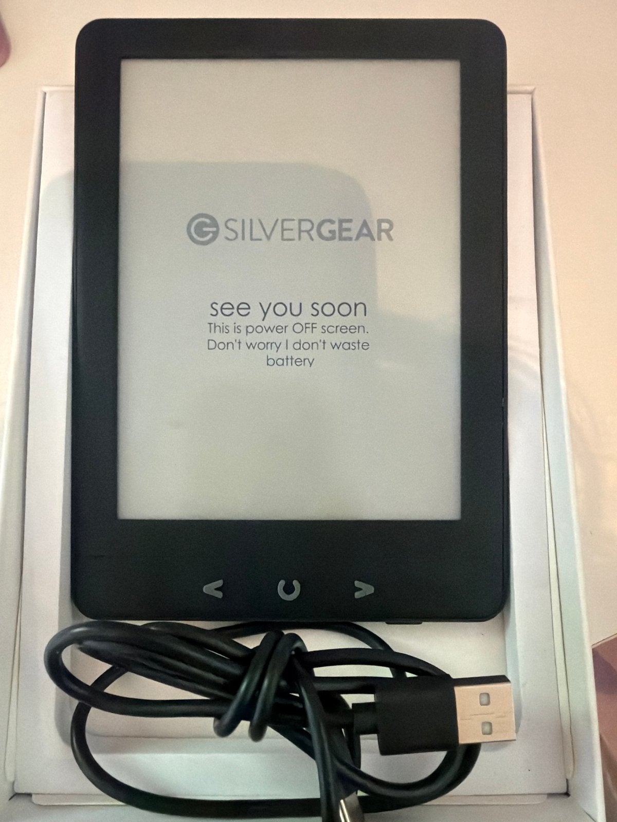 Silvergear E-reader met anti-glare scherm en 4GB opslag, Computers en Software, E-readers, Ophalen of Verzenden, Zo goed als nieuw